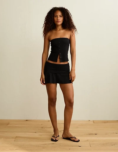 AE Foldover Knit Mini Skirt
