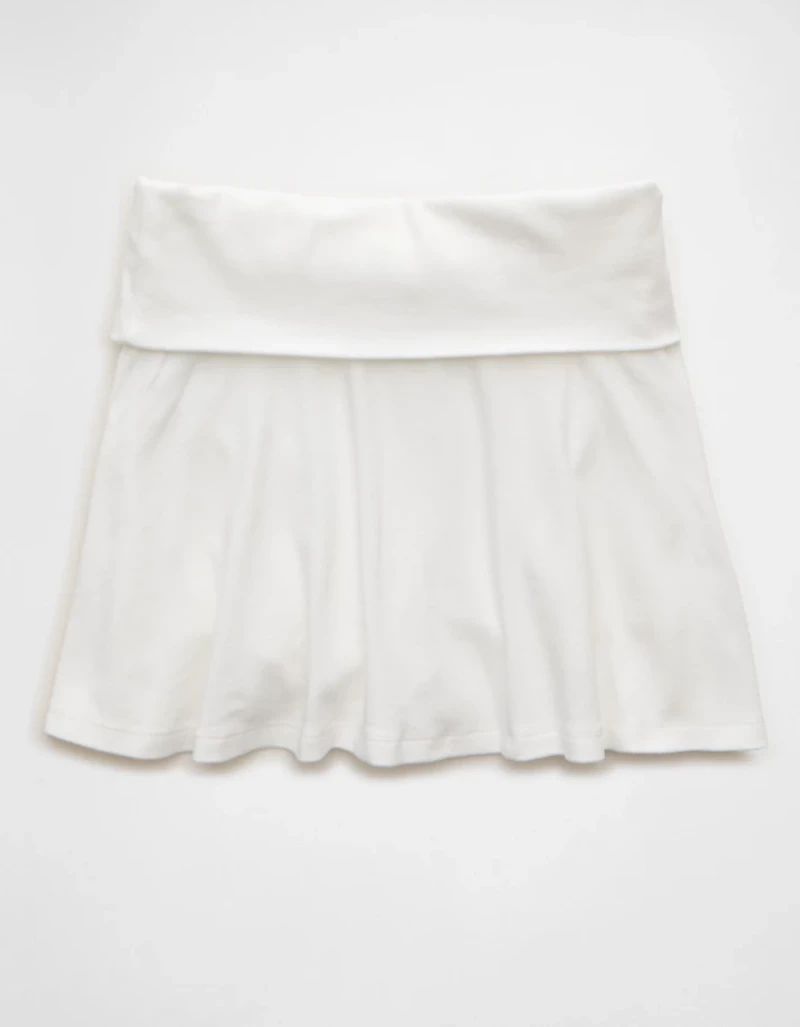 AE Foldover Knit Mini Skort