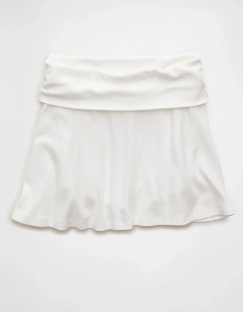 AE Foldover Knit Mini Skort
