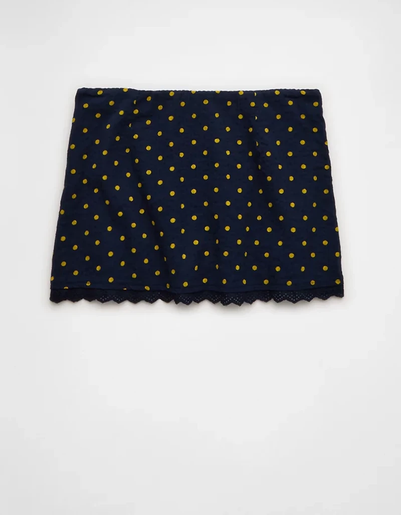 Minijupe-short à taille basse AE