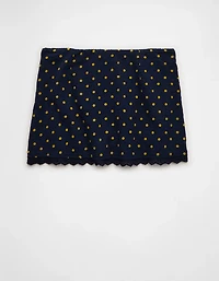 Minijupe-short à taille basse AE