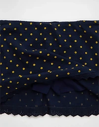 Minijupe-short à taille basse AE