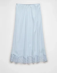 Jupe mi-longue à taille basse AE