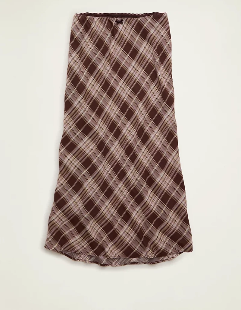 AE Low-Rise Slip Midi Skirt