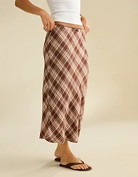 AE Low-Rise Slip Midi Skirt