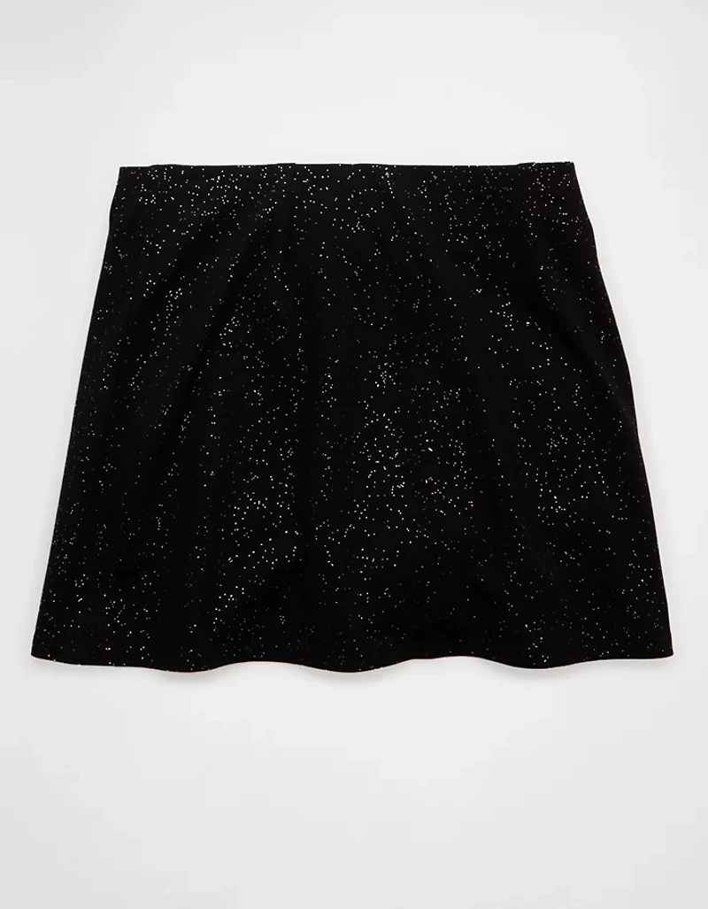 Jupe-short scintillante en tricot tendance AE