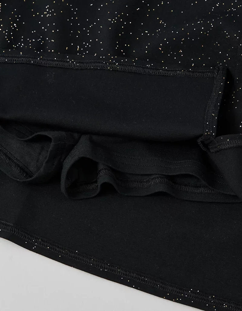 Jupe-short scintillante en tricot tendance AE