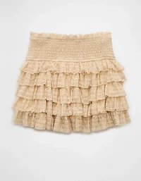 AE High-Waisted Ruffle Mini Skort