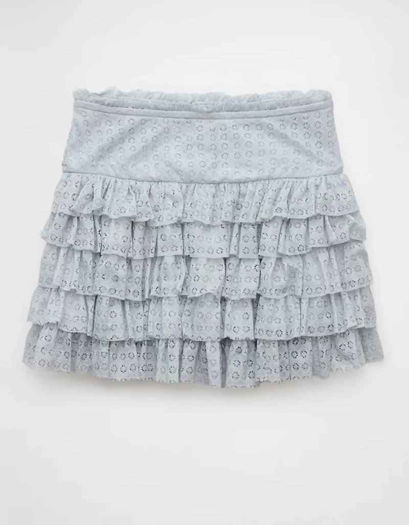 AE High-Waisted Ruffle Mini Skort