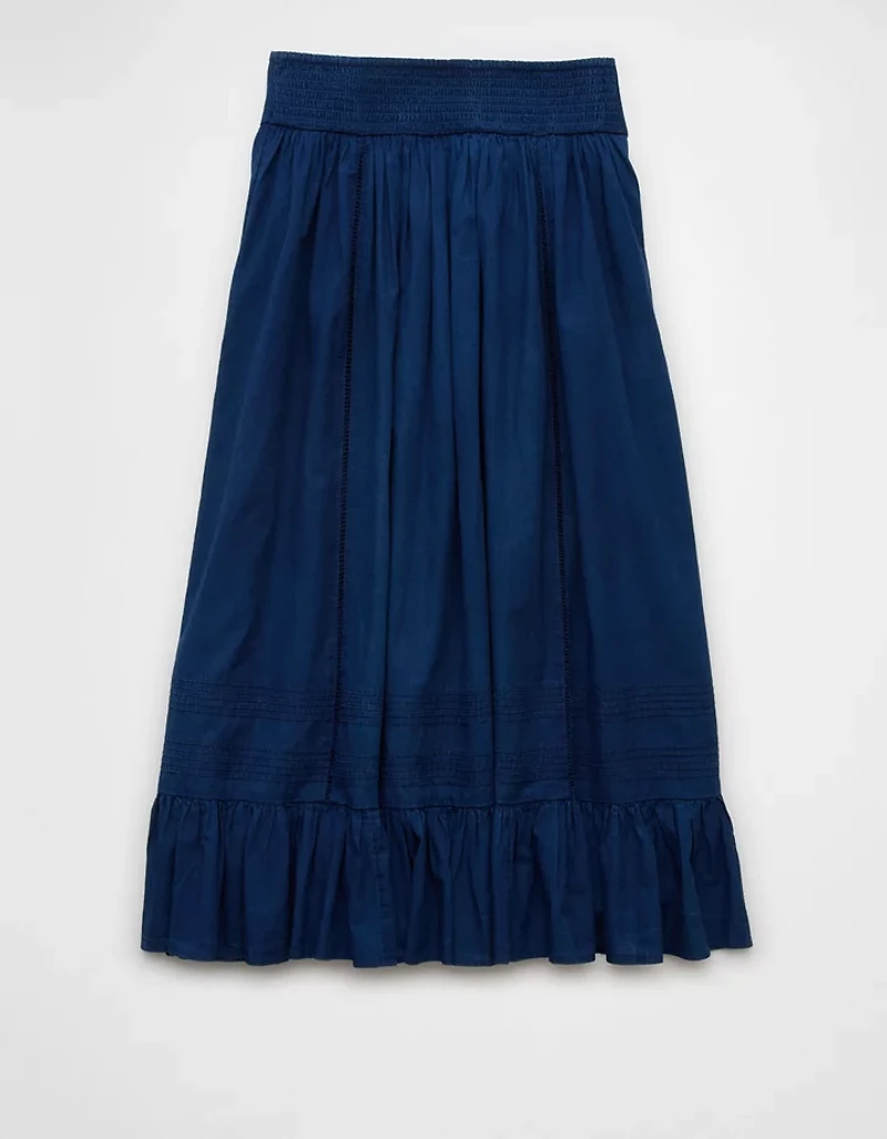 AE High-Waisted Ruffle Maxi Skirt