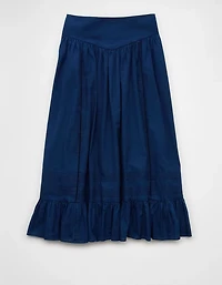 AE High-Waisted Ruffle Maxi Skirt