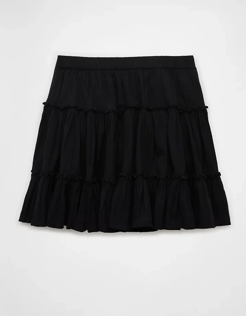AE High-Waisted Tiered Mini Skirt