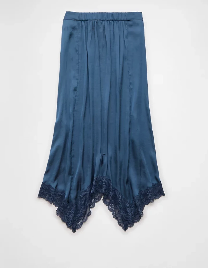 Jupe mi-longue à taille haute AE