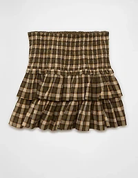 AE High-Waisted Plaid Ruffle Skort