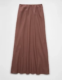 AE High-Waisted Linen-Blend Maxi Skirt