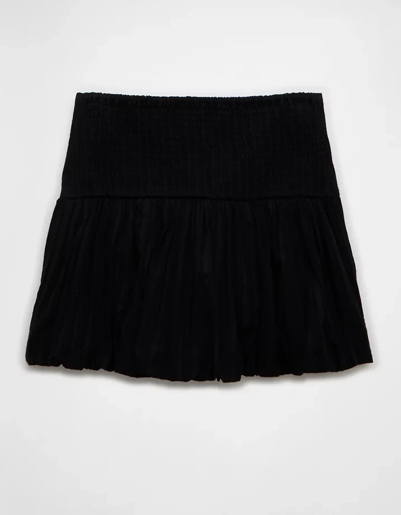 Jupe bulle à taille haute et smocks AE