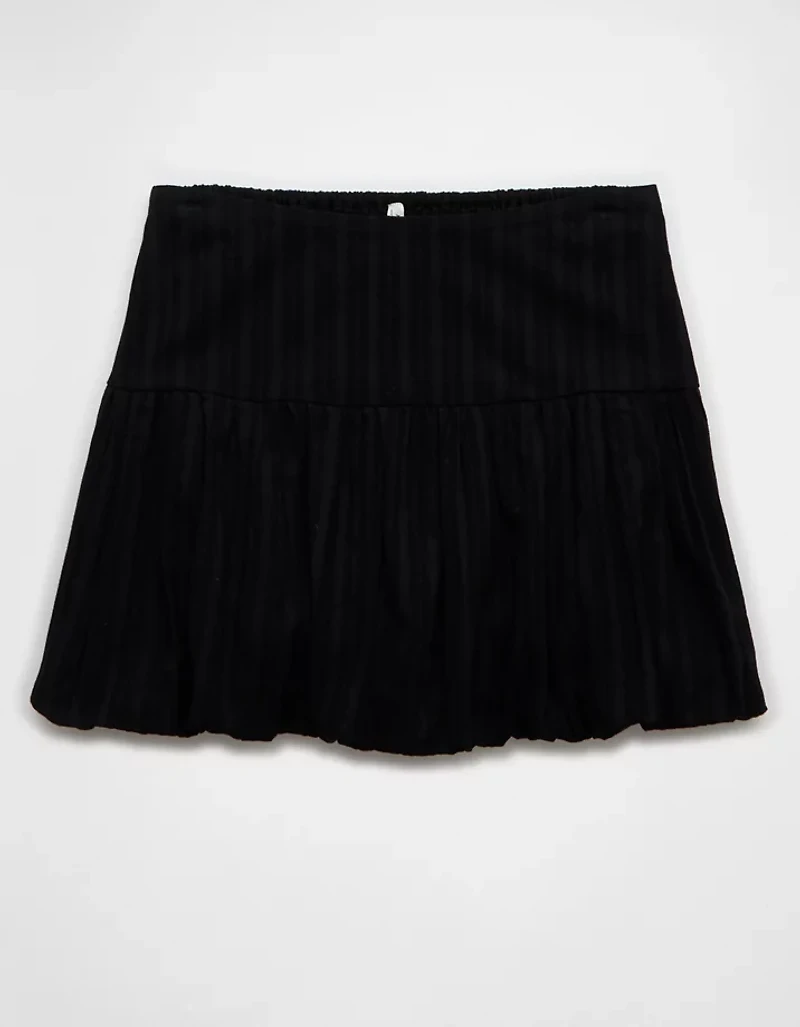 Jupe bulle à taille haute et smocks AE