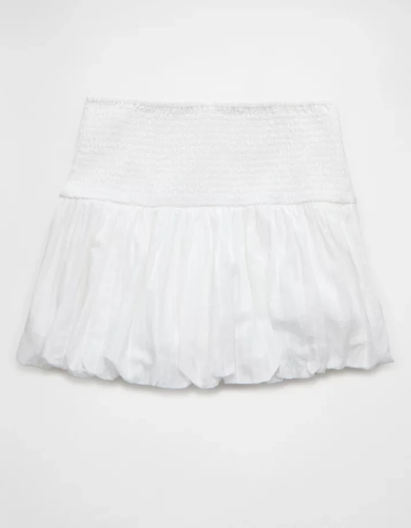 Jupe bulle à taille haute et smocks AE