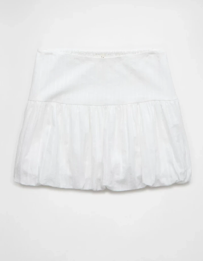 Jupe bulle à taille haute et smocks AE
