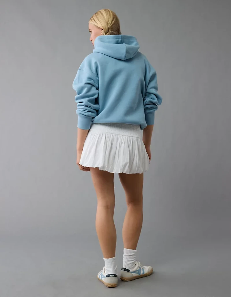 Jupe bulle à taille haute et smocks AE