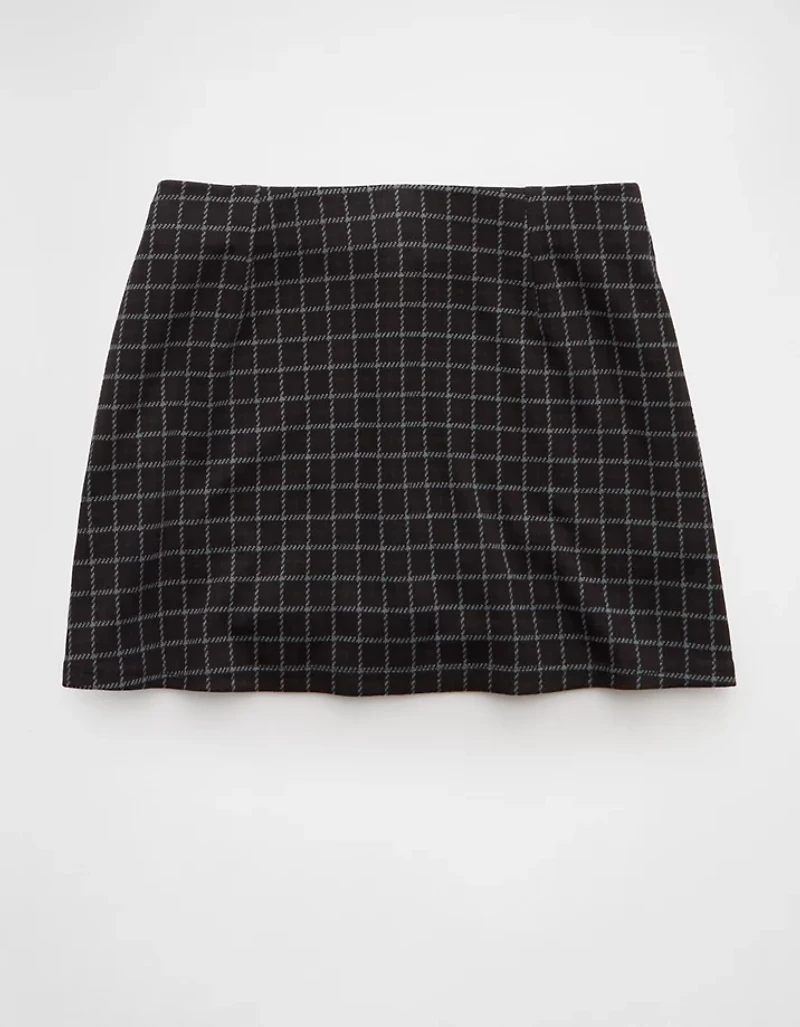 Micro jupe-short à taille basse en tricot tendance AE