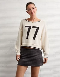 Micro jupe-short à taille basse en tricot tendance AE