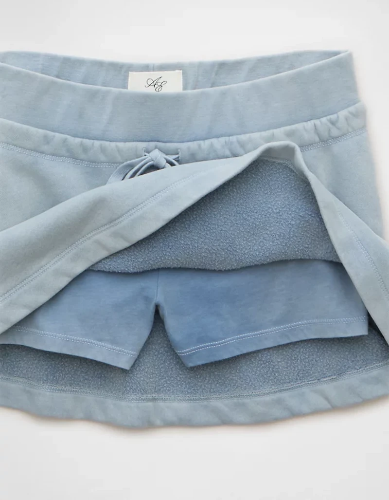 AE High-Waisted Fleece Mini Skort