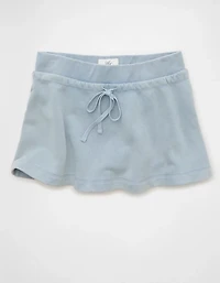 AE High-Waisted Fleece Mini Skirt