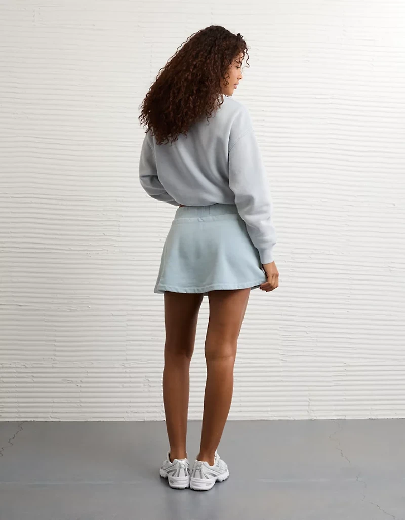 AE High-Waisted Fleece Mini Skirt