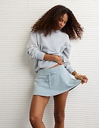 AE High-Waisted Fleece Mini Skirt
