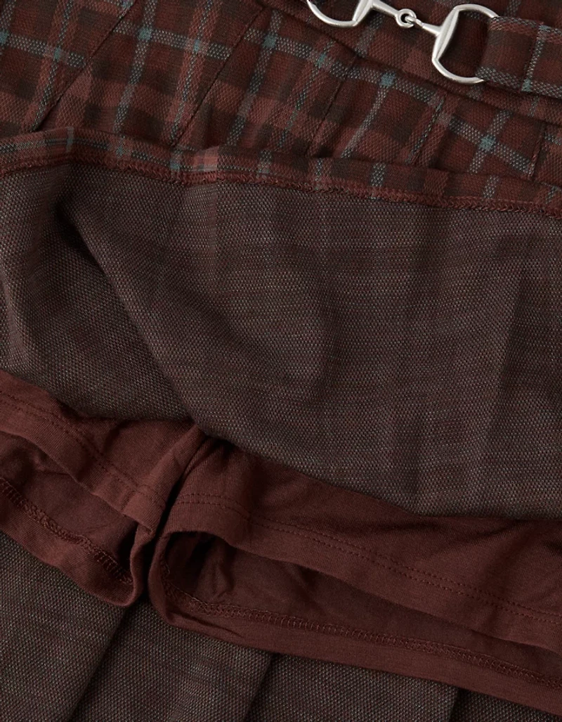 AE Mid-Rise Belted It Knit Skort