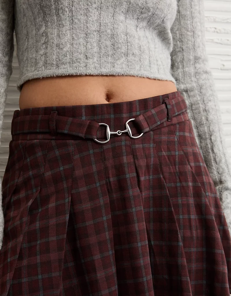 Jupe-short en tricot incontournable à ceinture et taille moyenne AE