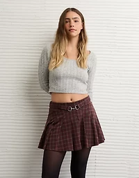 AE Mid-Rise Belted It Knit Skort