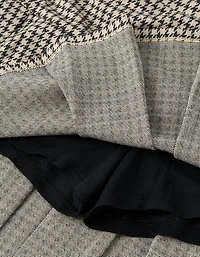 AE It Knit Low-Rise Pleated Plaid Skort