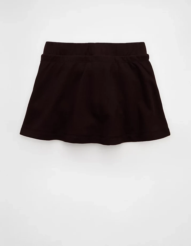 Minijupe-short à taille haute AE