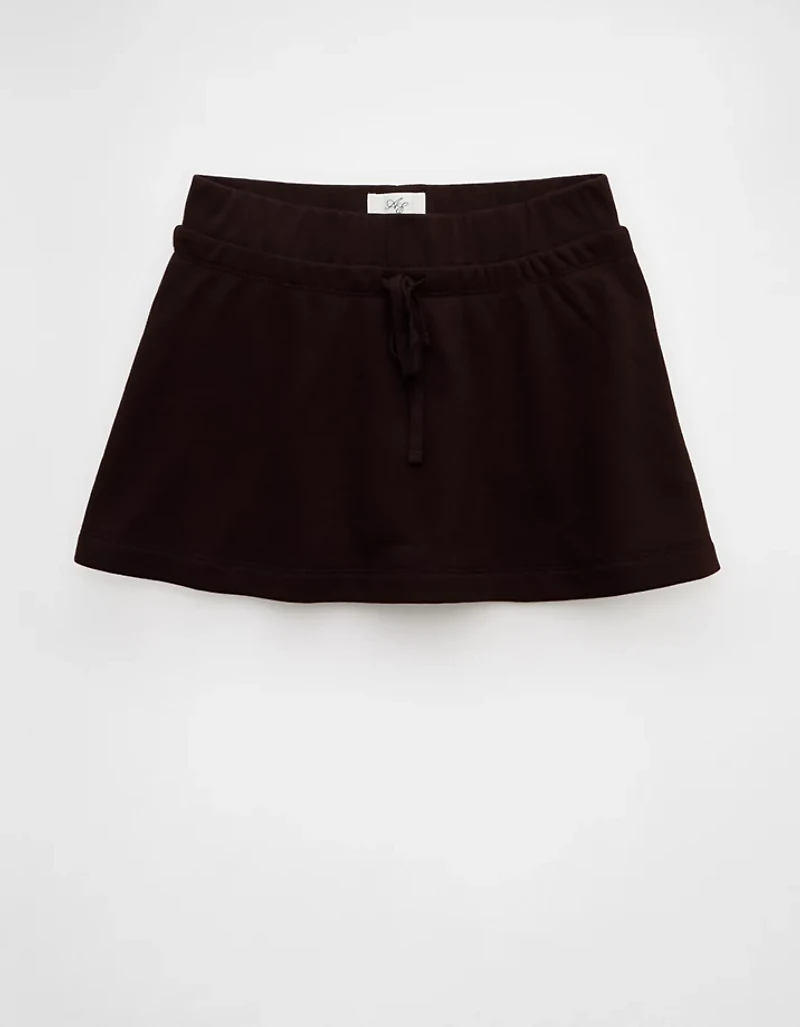 Minijupe-short à taille haute AE