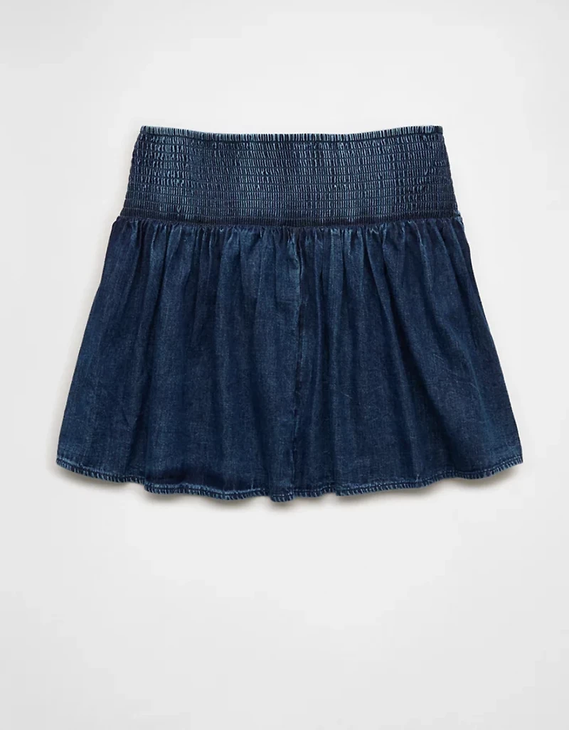 AE High-Waisted Drop-Waist Mini Skirt