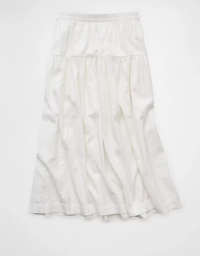 AE Mid-Rise Linen-Blend Maxi Skirt