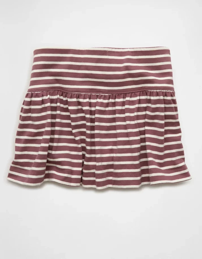 AE Striped Knit Mini Skort