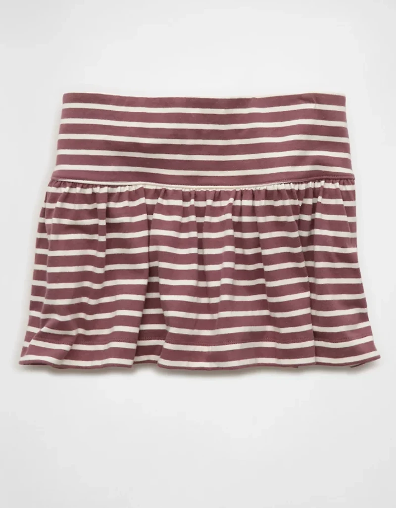 AE Striped Knit Mini Skort