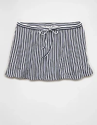 AE Low-Rise Textured Mini Skirt