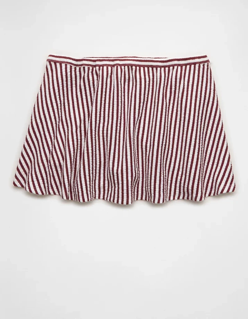 AE Low-Rise Textured Mini Skirt