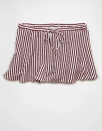 AE Low-Rise Textured Mini Skirt
