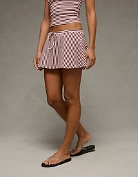 AE Low-Rise Textured Mini Skirt