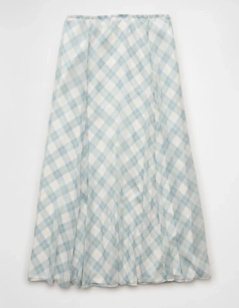 AE x Stagecoach Crinkled Chiffon Maxi Skirt