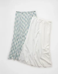 AE x Stagecoach Crinkled Chiffon Maxi Skirt