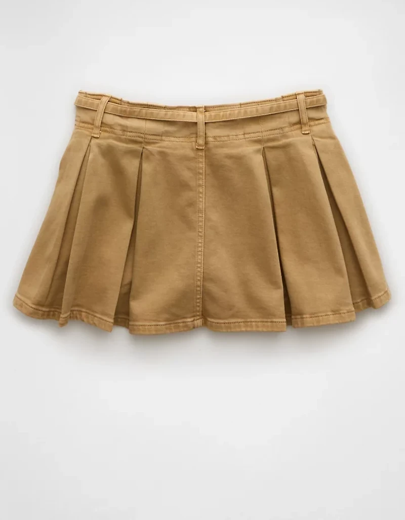 AE Stretch Mid-Rise Pleated Mini Skort