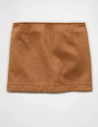 AE Faux Suede Mini Skort