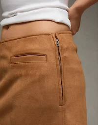AE Faux Suede Mini Skort