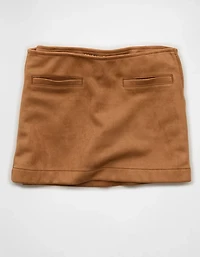 AE Faux Suede Mini Skort